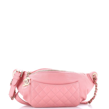 Chanel Bi Classic Waist Bag Quilted Lambskin