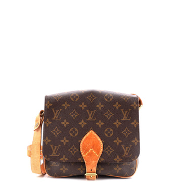 Louis Vuitton Cartouchiere Handbag Monogram Canvas MM