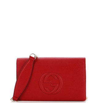 Gucci Soho Wallet on Chain Leather