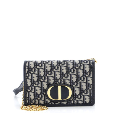 Christian Dior 30 Montaigne 2-in-1 Pouch Oblique Canvas