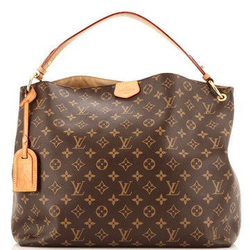 Louis Vuitton Graceful Handbag Monogram Canvas MM