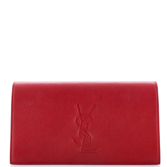 Saint Laurent Belle de Jour Clutch Leather Large