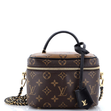 Louis Vuitton Vanity Handbag Reverse Monogram Canvas PM