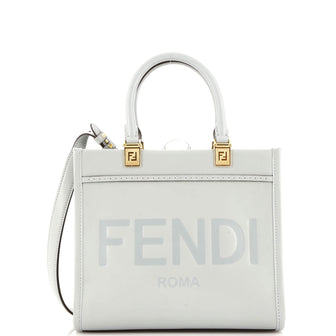 Fendi Sunshine Shopper Tote Leather Small
