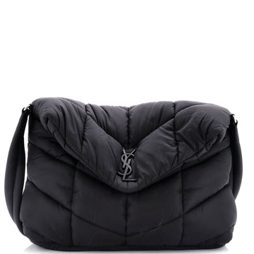 Saint Laurent Loulou Puffer Messenger Bag Quilted Econyl