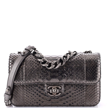 Chanel Perfect Edge Flap Bag Python Medium