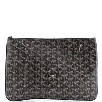 Goyard Senat Zip Pouch Coated Canvas MM