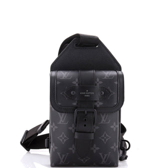 Louis Vuitton Saumur Slingbag Monogram Eclipse Canvas