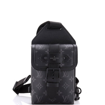 Louis Vuitton Saumur Slingbag Monogram Eclipse Canvas