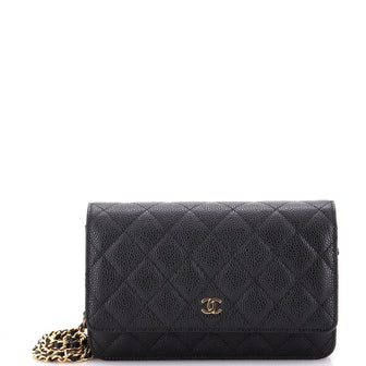 Chanel Wallet on Chain Quilted Caviar