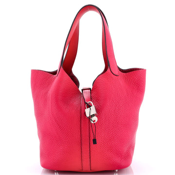 Hermes Eclat Picotin Lock Bag Clemence with Swift MM