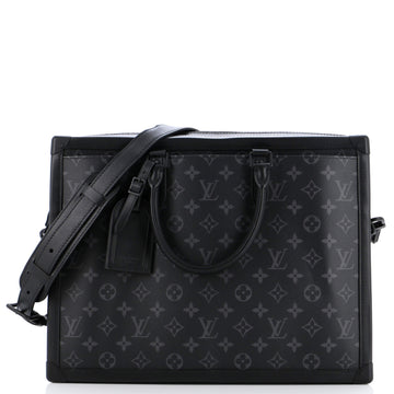 Louis Vuitton Soft Trunk Briefcase Monogram Eclipse Canvas