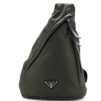 Prada Zip Sling Backpack Re-Nylon