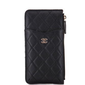Chanel Classic Phone Case Pouch Quilted Caviar