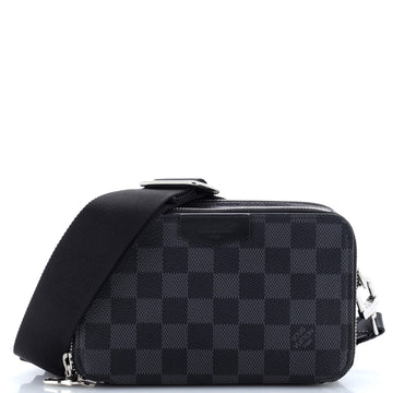 Louis Vuitton Alpha Wearable Wallet Damier Graphite