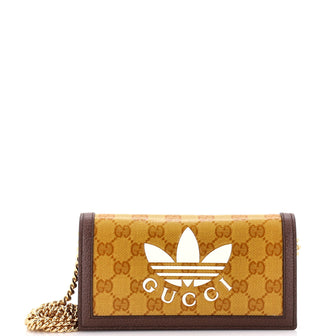 Gucci x adidas Wallet on Chain Leather