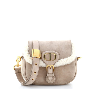 Christian Dior Bobby Flap Bag Shearling Small