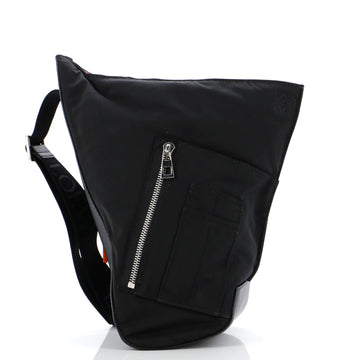 Loewe Anton Sling Bag Nylon and Leather Small
