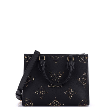 Louis Vuitton OnTheGo Tote Studded Monogram Giant Leather PM