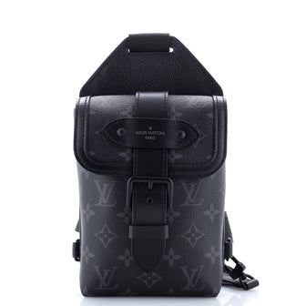 Louis Vuitton Saumur Slingbag Monogram Eclipse Canvas