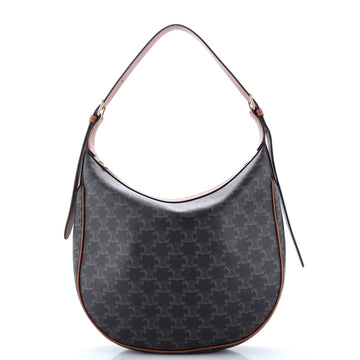 Celine Heloise Bag Triomphe Coated Canvas Small