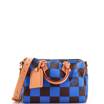 Louis Vuitton Speedy Bandouliere Bag Damier Pop 25