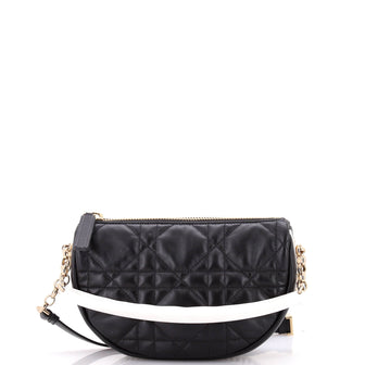 Christian Dior Vibe Hobo Cannage Quilt Lambskin Small