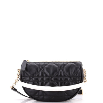 Christian Dior Vibe Hobo Cannage Quilt Lambskin Small