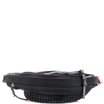Christian Louboutin Paris NYC Waist Bag Spiked Nylon