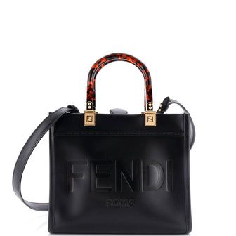 Fendi Sunshine Shopper Tote Leather Small
