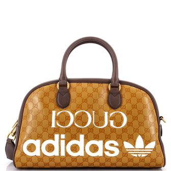 Gucci x adidas Duffle Bag GG Coated Canvas Medium