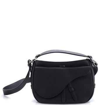 Christian Dior Saddle Soft Bag Leather Small