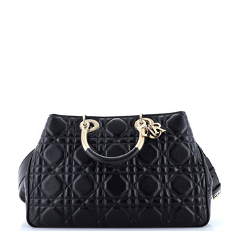 Christian Dior Lady 95.22 Bag Cannage Embossed Leather Large