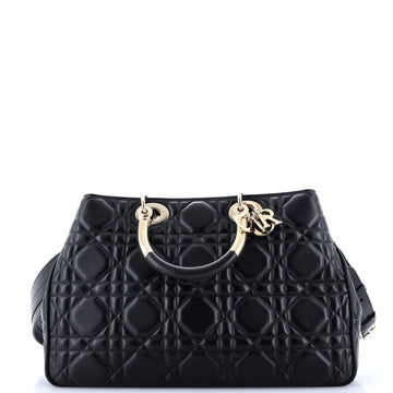 Christian Dior Lady 95.22 Bag Cannage Embossed Leather Large