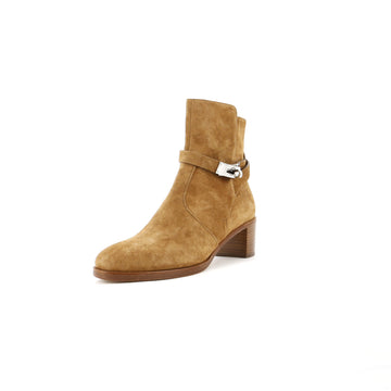 Hermes Women's Saint Germain Ankle Boots Suede