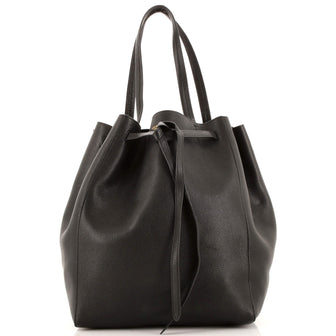 Celine Phantom Tie Cabas Tote Leather Medium