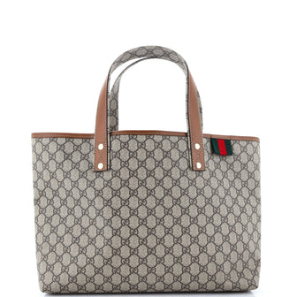 Gucci Web Loop Tote GG Coated Canvas Medium