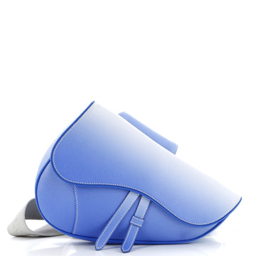 Christian Dior Saddle Crossbody Bag Ombre Leather