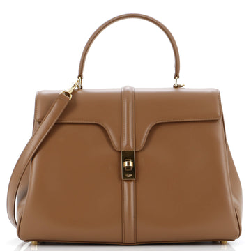 Celine 16 Top Handle Bag Smooth Calfskin Medium
