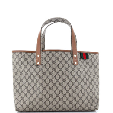 Gucci Web Loop Tote GG Coated Canvas Medium