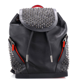 Christian Louboutin Explorafunk Backpack Spiked Leather