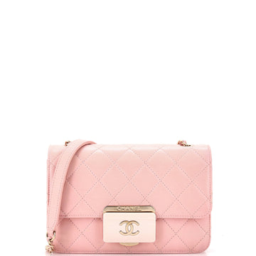 Chanel Beauty Lock Flap Bag Quilted Sheepskin Mini