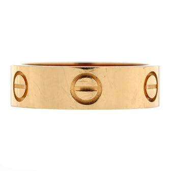 Cartier Love Band Ring 18K Yellow Gold