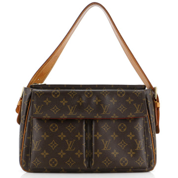 Louis Vuitton Viva Cite Handbag Monogram Canvas GM