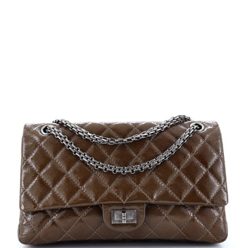 Chanel Reissue 2.55 Flap Bag Quilted Crinkled Patent 226