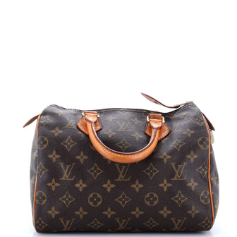 Louis Vuitton Speedy Handbag Monogram Canvas 25