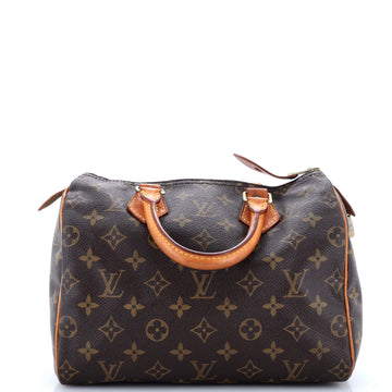 Louis Vuitton Speedy Handbag Monogram Canvas 25
