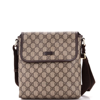 Gucci Flap Messenger GG Coated Canvas Small