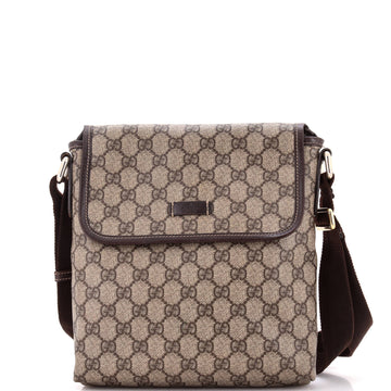Gucci Flap Messenger GG Coated Canvas Small