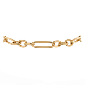 Roberto Coin Paperclip Chain Link Bracelet 18K Yellow Gold